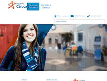 Tablet Screenshot of cesuca.edu.br